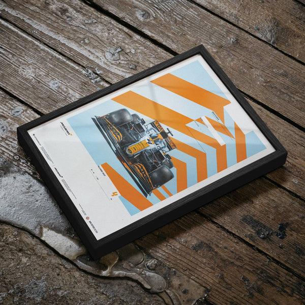 MCLAREN X GULF - LANDO NORRIS - 2021 Automobilist Poster - Image 9