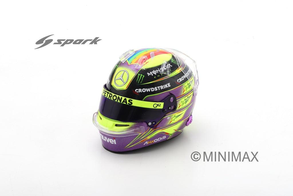 Mercedes AMG F1 1/5 Proportion Mini Helmet Lewis Hamilton 2023 F1 Season - Image 2