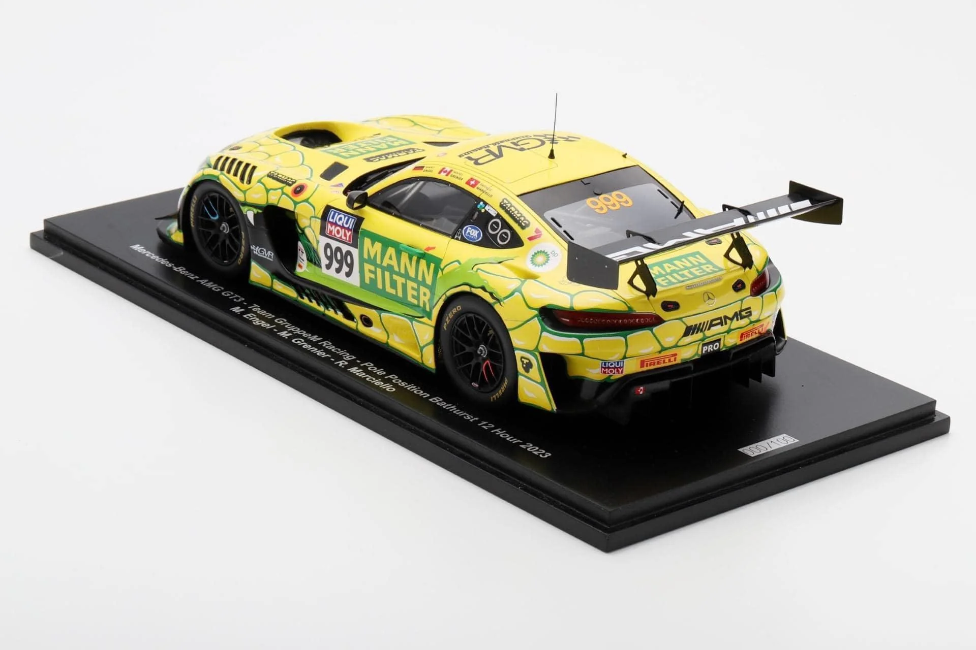 Mercedes-AMG GT3 No.48 Team Landgraf - Winner FIA GT World Cup Macau 2023 Raffaele Marciello - Spark Model Car - Image 3