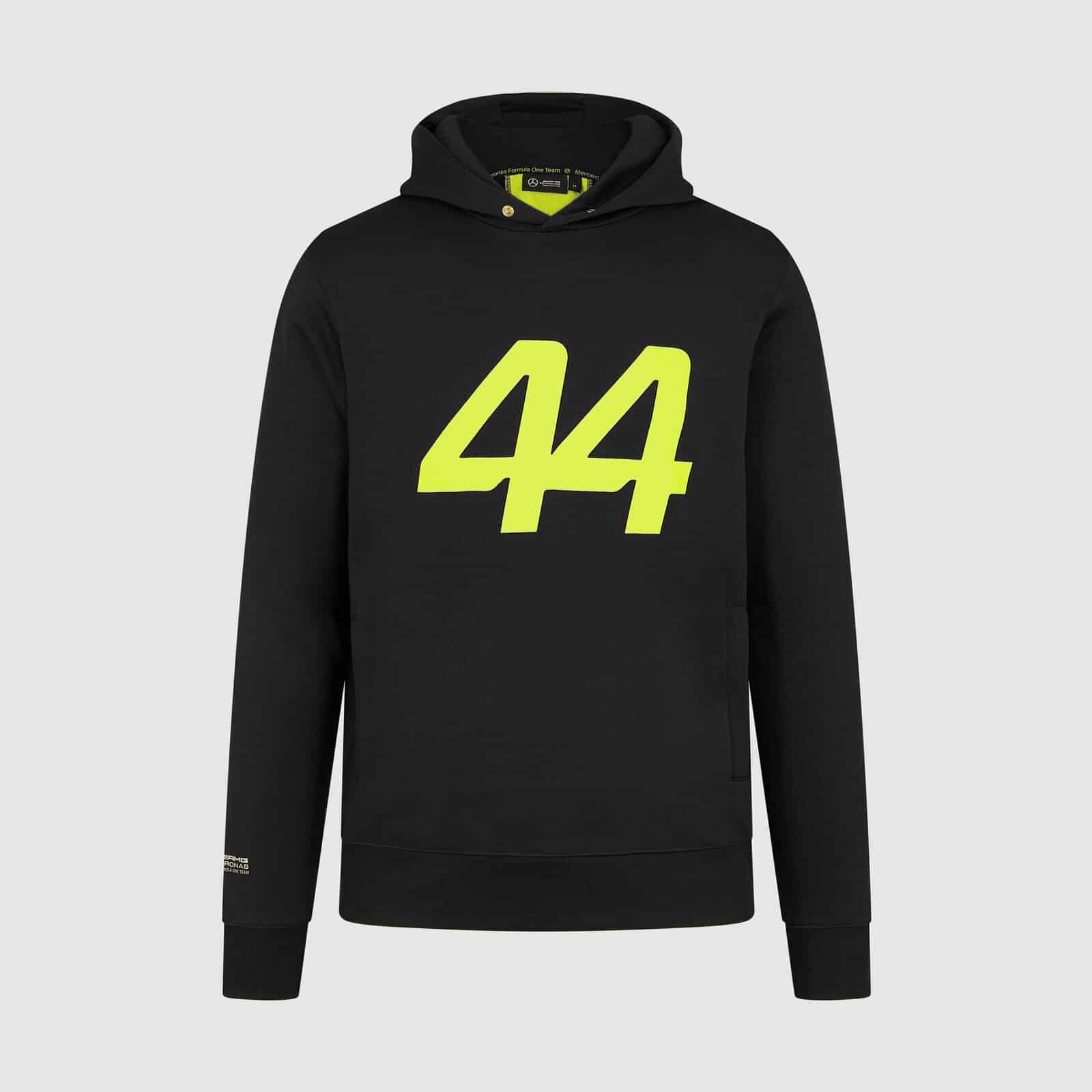 Mercedes-AMG Petronas – 2024 Lewis Hamilton Hoodie-Black