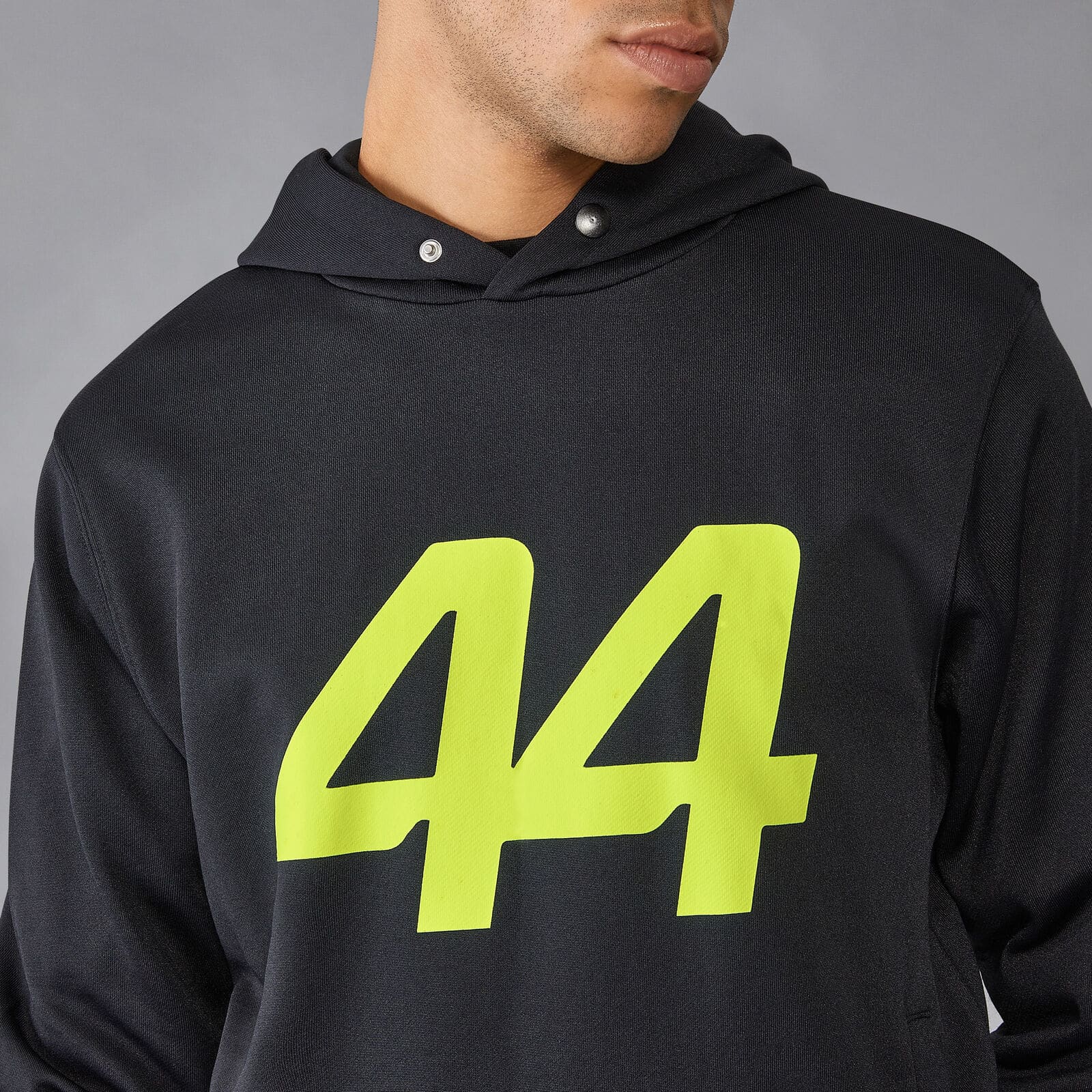 Mercedes-AMG Petronas – 2024 Lewis Hamilton Hoodie-Black - Image 3