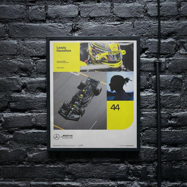 Mercedes-AMG Petronas F1 Team - Lewis Hamilton - 2023 Automobilist Poster - Image 7
