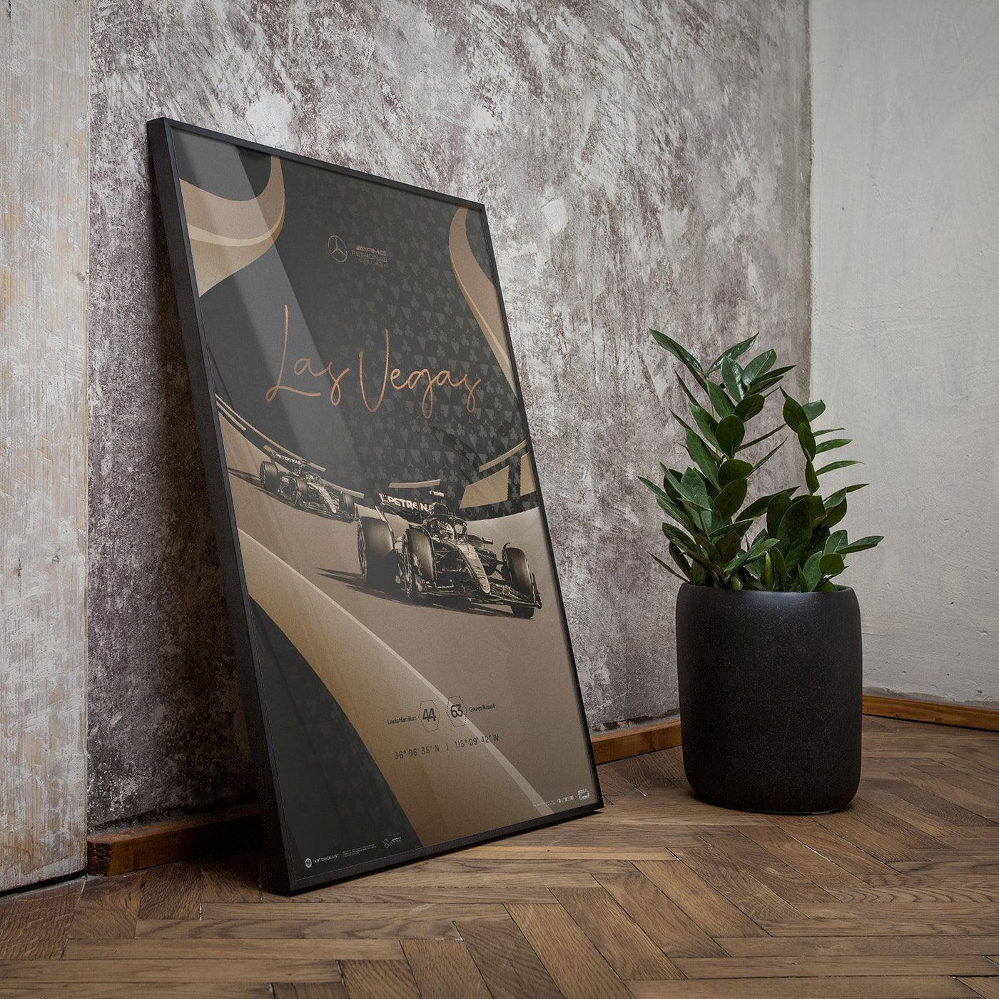 Mercedes-AMG Petronas Formula 1 Team Las Vegas 2024 | Collector’s Edition Poster - Image 4