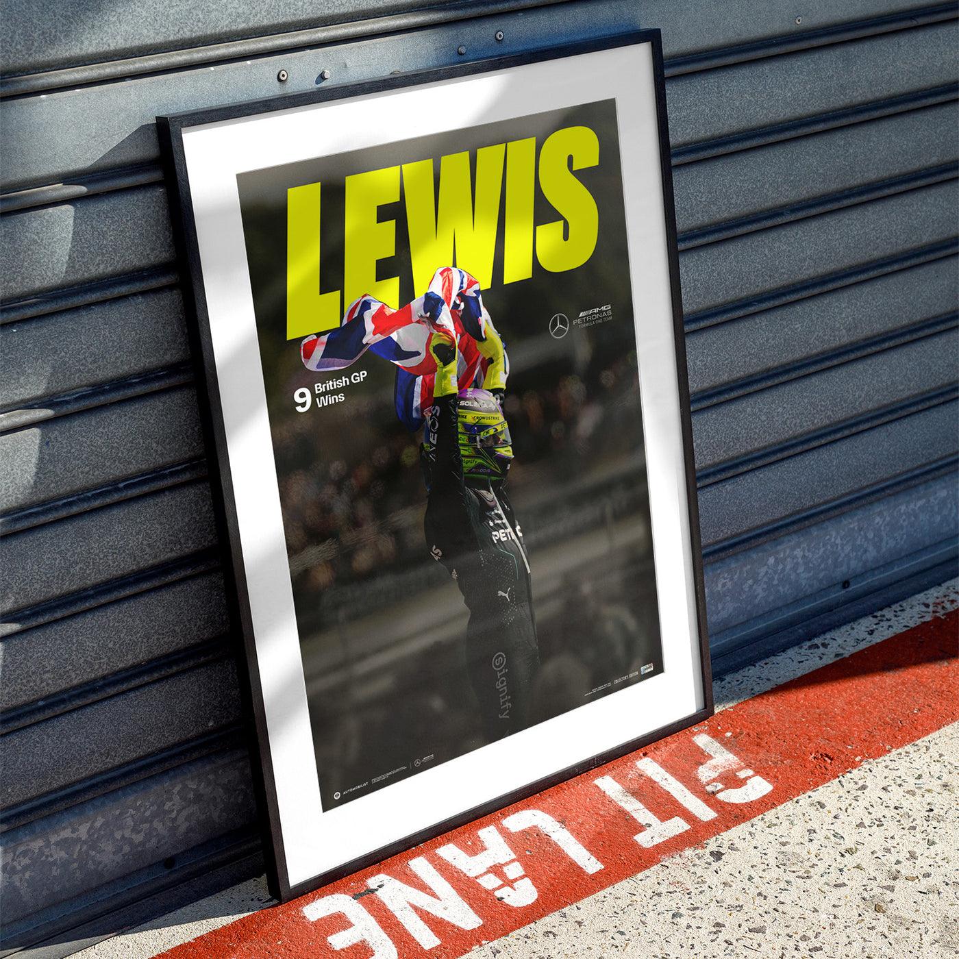 Mercedes-AMG Petronas Formula 1 Team - Lewis Hamilton - 2024 Poster - Image 4
