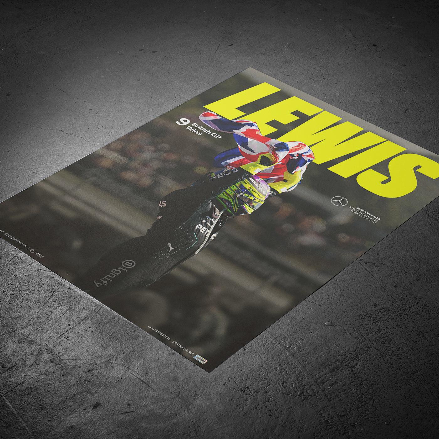Mercedes-AMG Petronas Formula 1 Team - Lewis Hamilton - 2024 Poster - Image 5