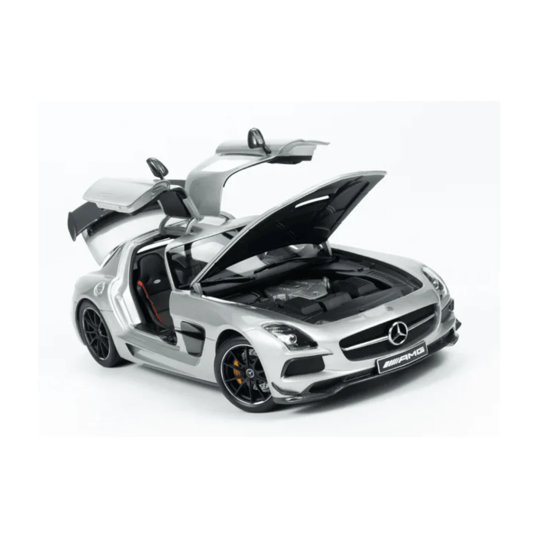 Mercedes-Benz AMG SLS Black Series Silver Color - CLDC Exclusive - 1/18 Minichamps Model Car - Image 3