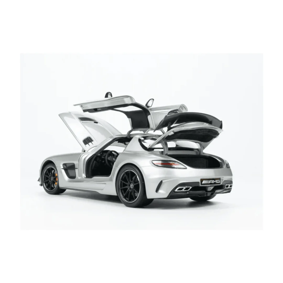 Mercedes-Benz AMG SLS Black Series Silver Color - CLDC Exclusive - 1/18 Minichamps Model Car - Image 4