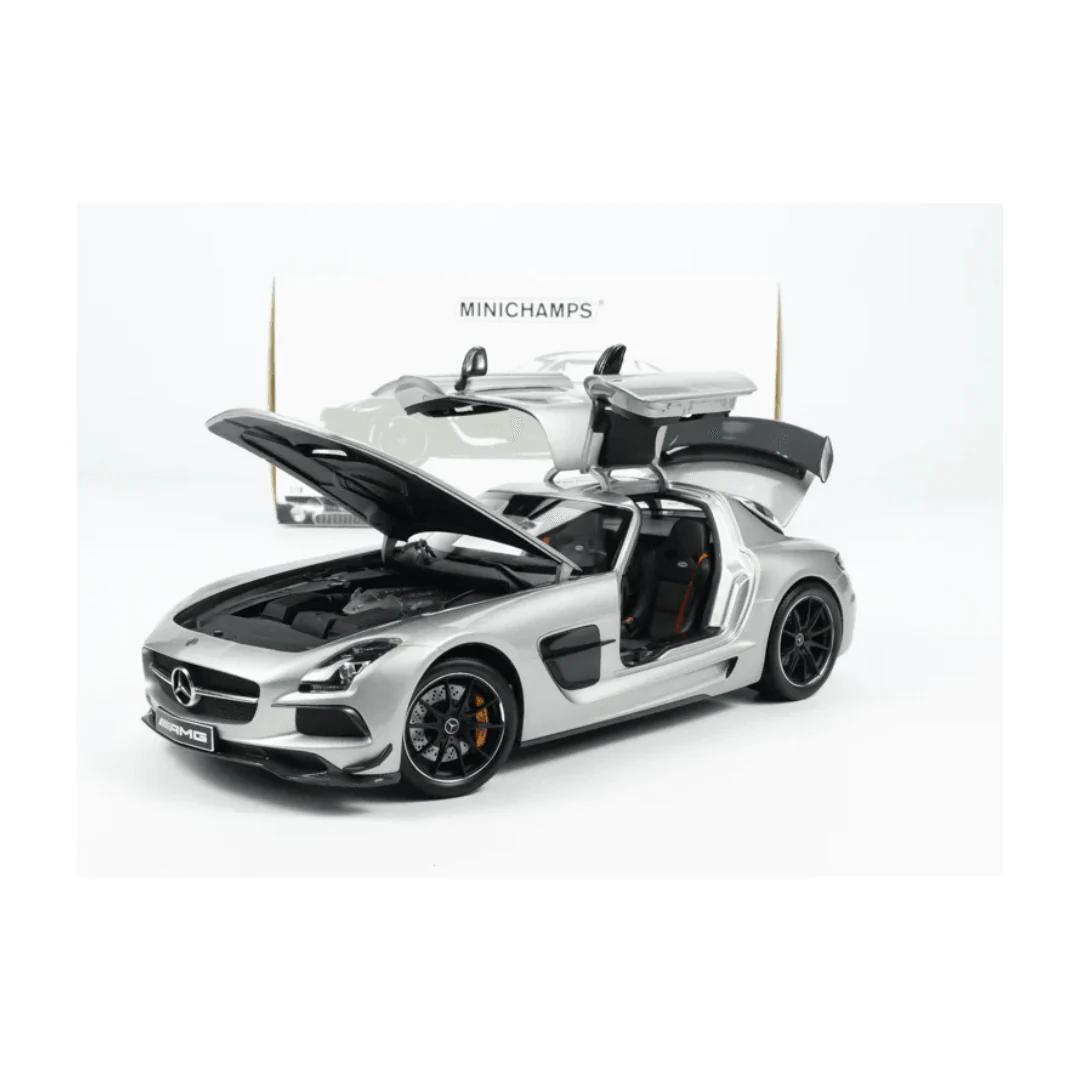 Mercedes-Benz AMG SLS Black Series Silver Color - CLDC Exclusive - 1/18 Minichamps Model Car - Image 8