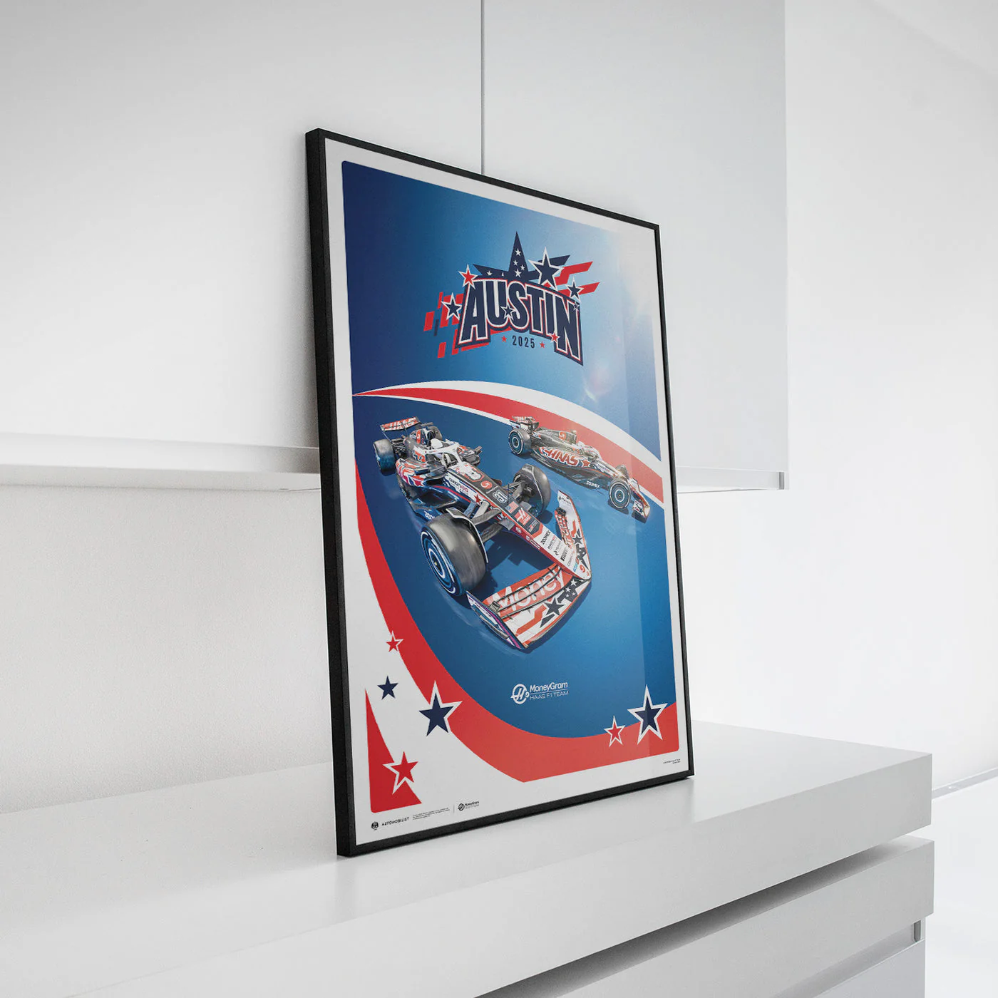 MoneyGram Haas F1® Team | Austin 2025 | Automobilist Official Poster - Image 5
