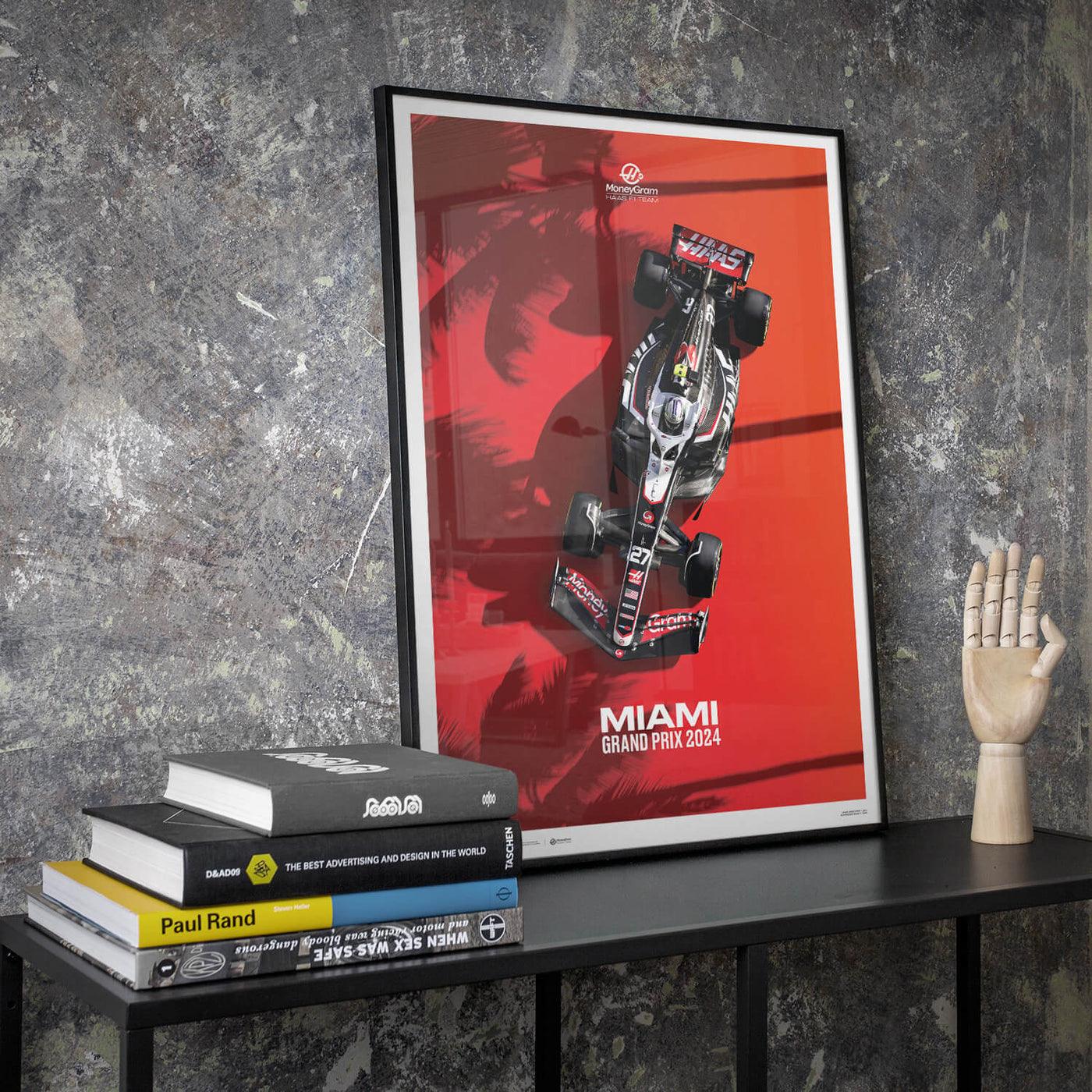 MoneyGram Haas F1 Team - Miami Grand Prix – 2024 Poster - Image 5