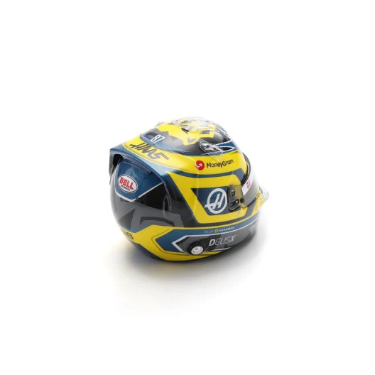 Ollie Bearman Helmet MoneyGram Haas F1 Team Season 2025 Helmet - Spark 1:5 Helmet - Image 2
