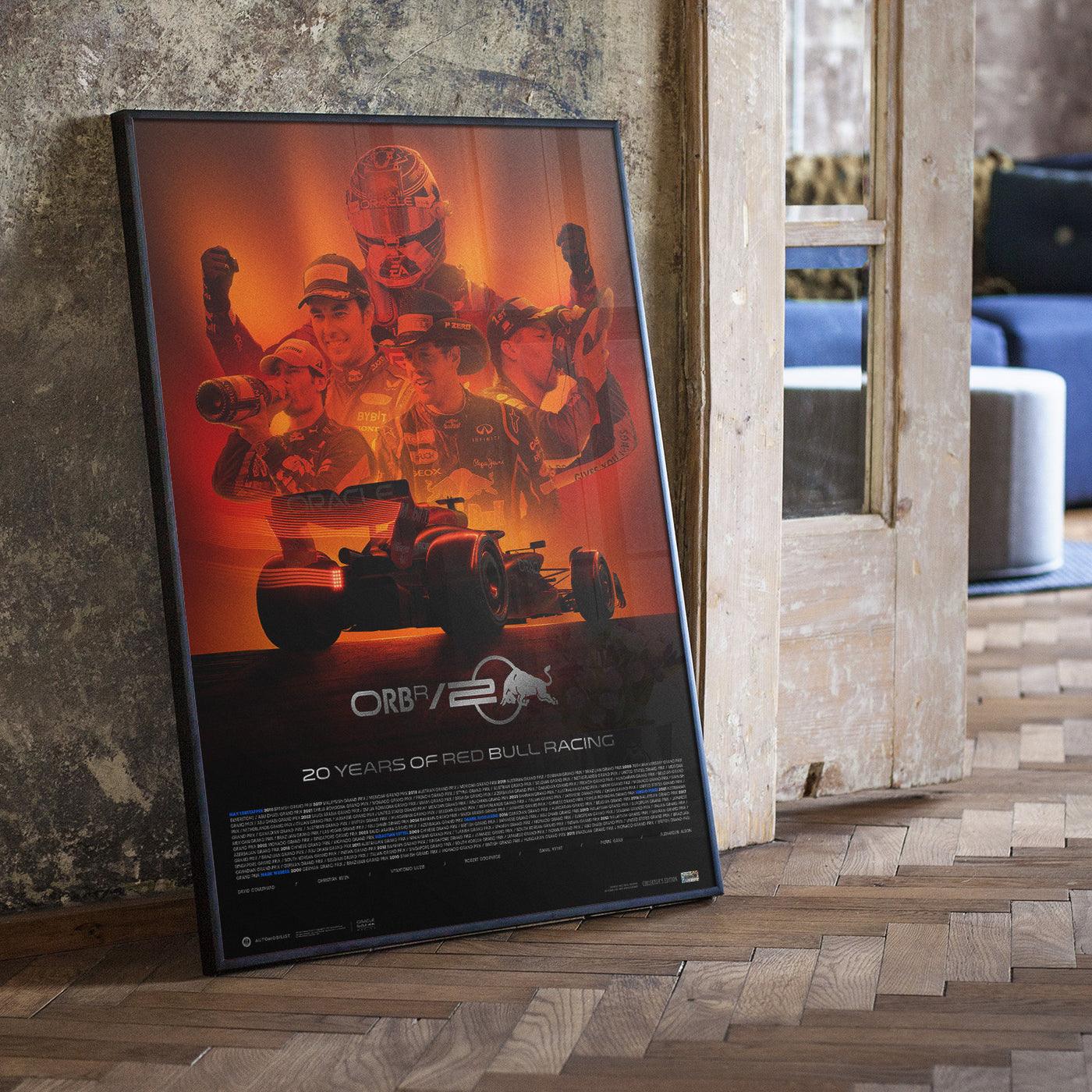 Oracle Red Bull Racing 20th Anniversary | 2024 | Collector's Edition Poster - Image 3