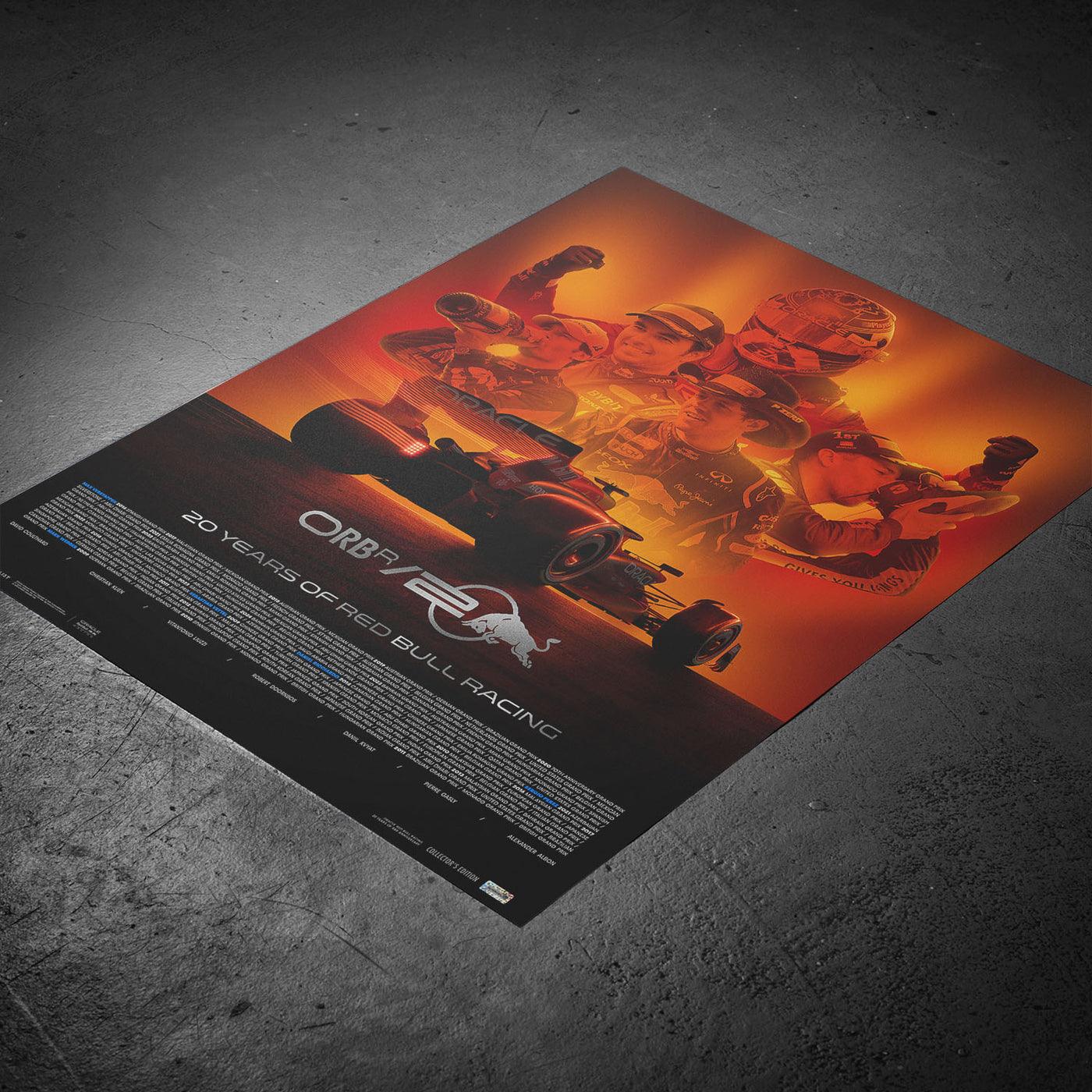 Oracle Red Bull Racing 20th Anniversary | 2024 | Collector's Edition Poster - Image 6