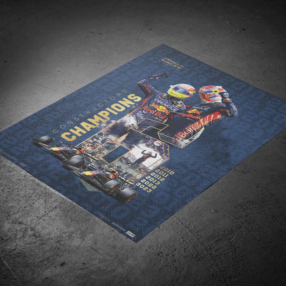 Oracle Red Bull Racing - F1 World Constructors' Champions - 2023 Collector’s Edition Automobilist Poster - Image 4
