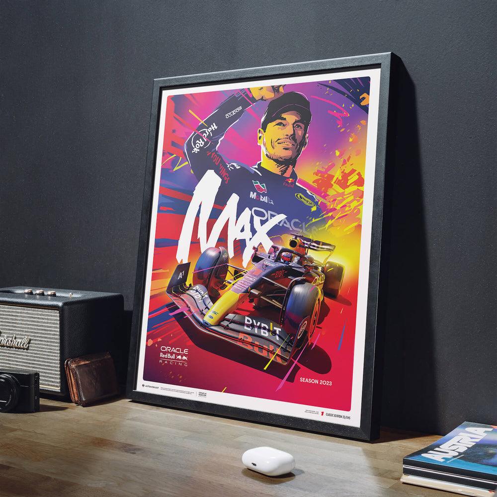 Oracle Red Bull Racing - Max Verstappen - 2023 Automobilist Poster - Image 5