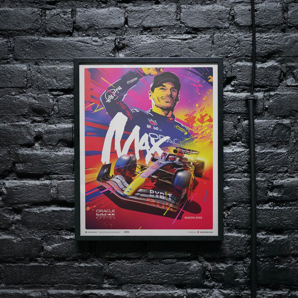Oracle Red Bull Racing - Max Verstappen - 2023 Automobilist Poster - Image 6