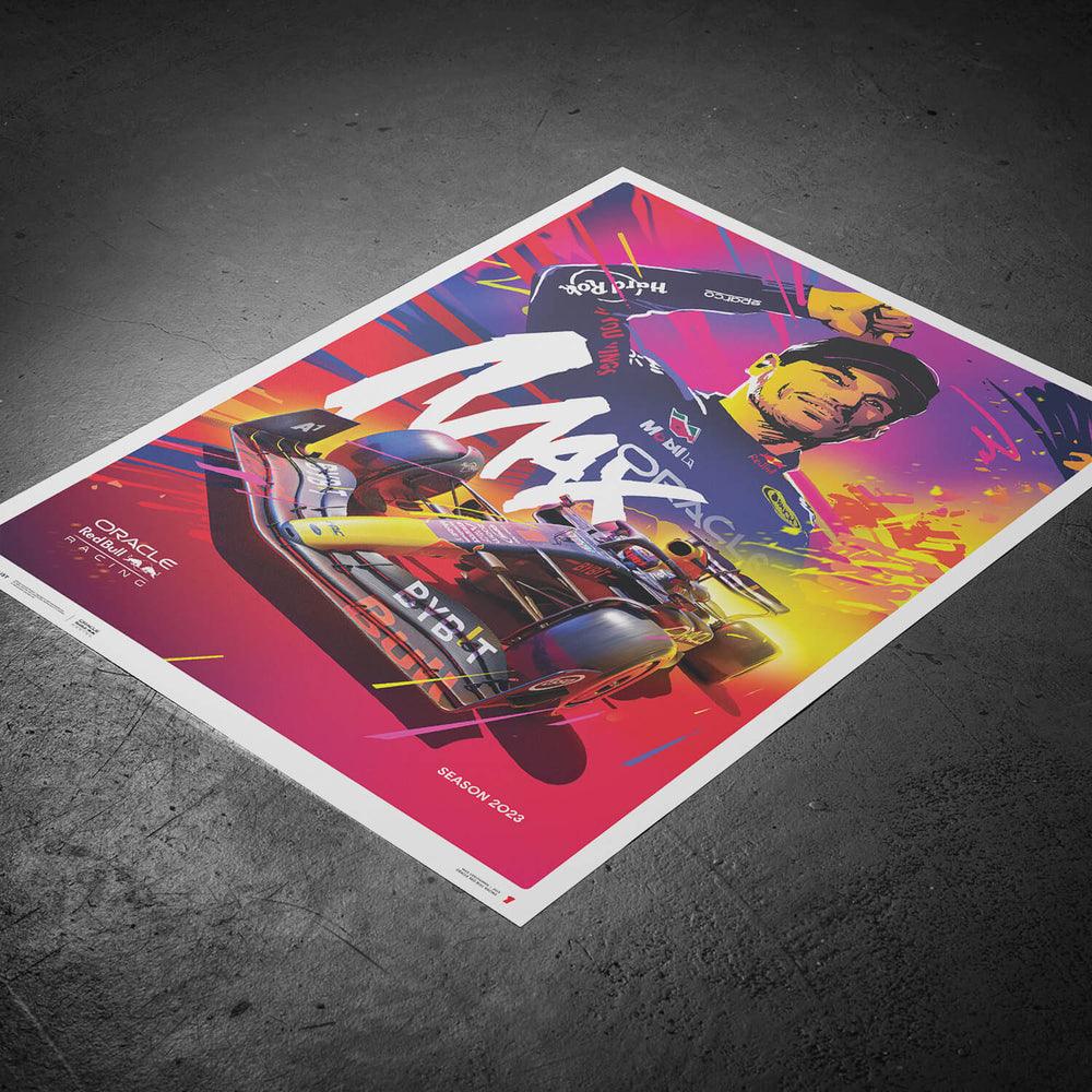 Oracle Red Bull Racing - Max Verstappen - 2023 Automobilist Poster - Image 7