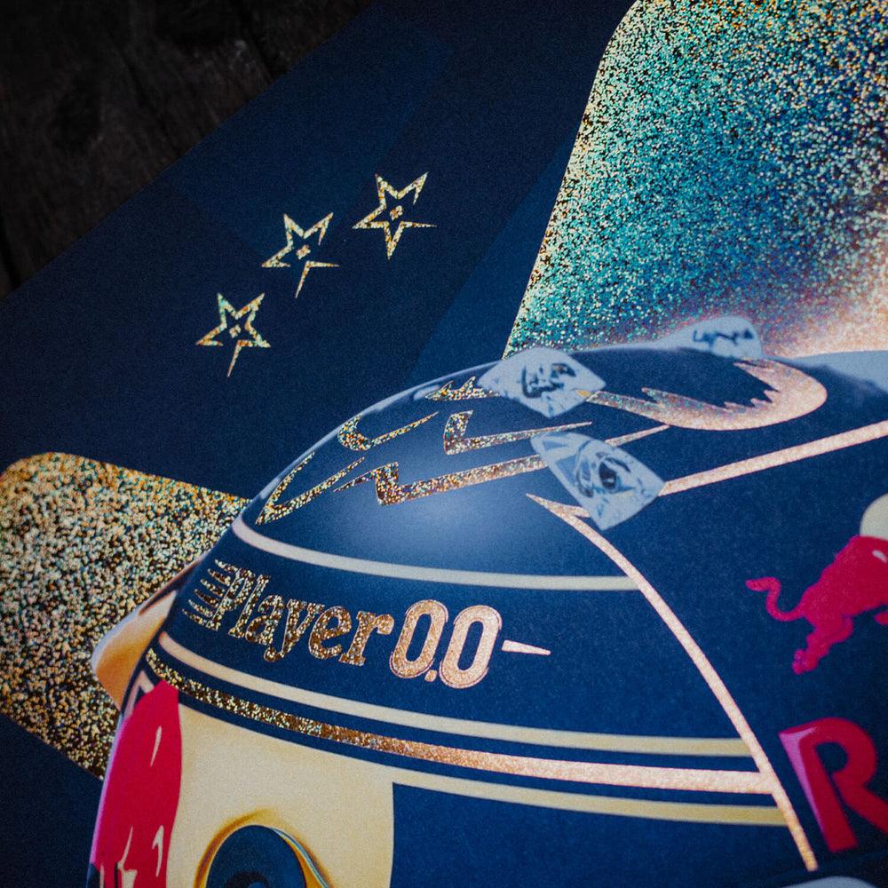 Oracle Red Bull Racing - Max Verstappen - Helmet - World Champion - 2023 Collector’s Edition Automobilist Poster - Image 3