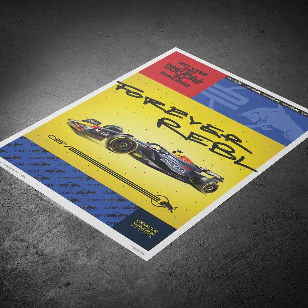 Oracle Red Bull Racing - RB20 - Forever Rebl - 20th Anniversary - 2024 Poster - Image 4