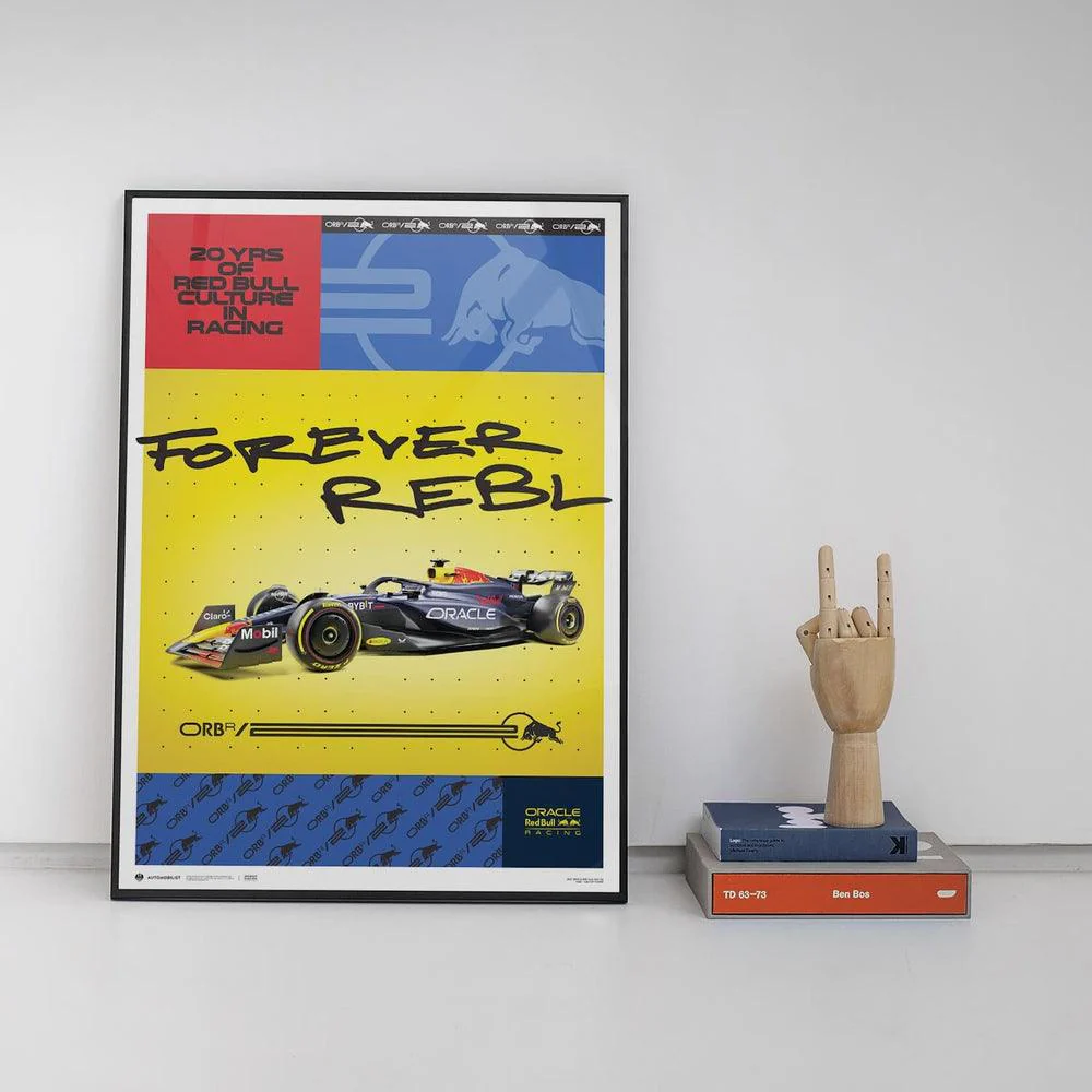 Oracle Red Bull Racing - RB20 - Forever Rebl - 20th Anniversary - 2024 Poster - Image 5