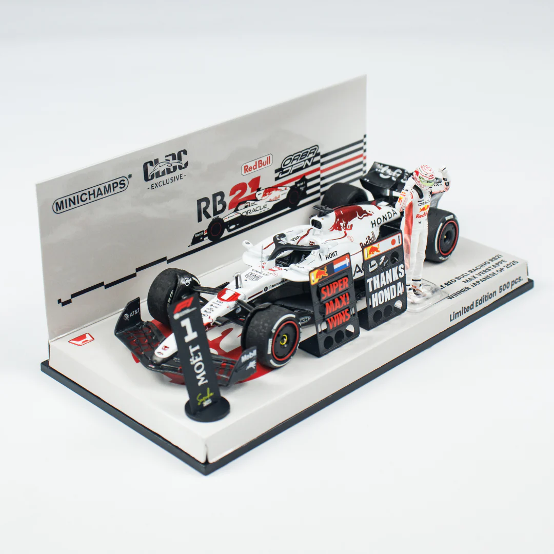 Max Verstappen | Red Bull RB21 Japan GP 2025 Winner Special Livery Limited Edition | 1:43 Minichamps Model Car