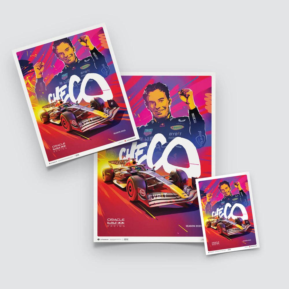 Oracle Red Bull Racing - Sergio Pérez - 2023 Automobilist Poster - Image 2