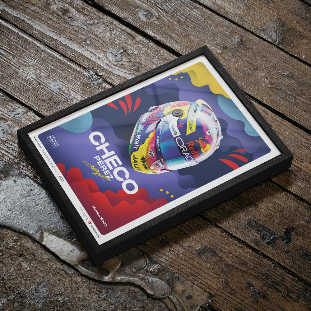 Oracle Red Bull Racing - Sergio Pérez - Helmet - Mexican Grand Prix - 2023 Automobilist Poster - Image 10