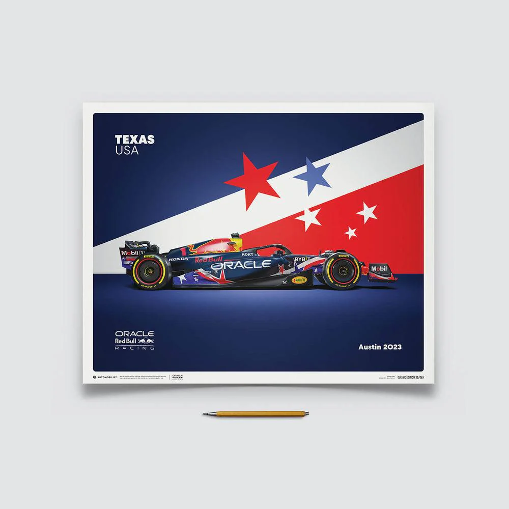 Oracle Red Bull Racing - United States Grand Prix - 2023 Automobilist Poster