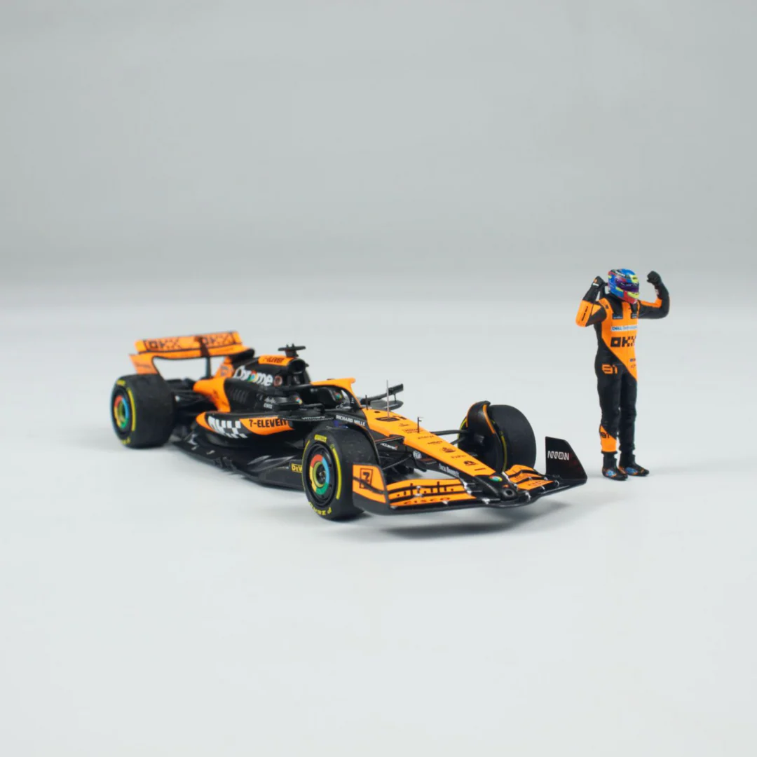Oscar Piastri First Win Model Car -  McLaren F1 MCL38 Hungary GP 2024 Winner Limited Edition | 1:43 Minichamps Model Car - Image 9
