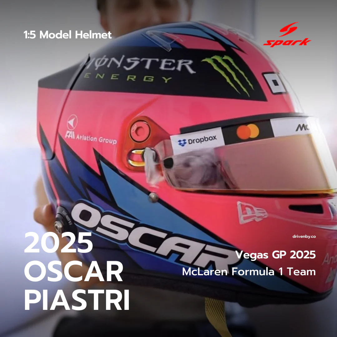Oscar Piastri Helmet Las Vegas GP 2025 McLaren F1 Team - Spark 1:5 Helmet