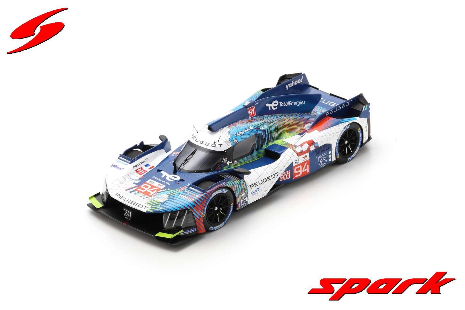 Peugeot 9X8 No.94 PEUGEOT TOTALENERGIES 24H Le Mans 2023 - Spark Model Car - Image 3