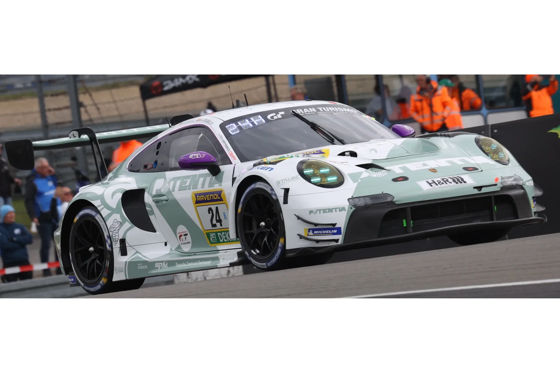 Porsche 911 GT3 R (992) Evo26 No.24 Lionspeed GP 5th 24H Nürburgring 2026 1:43 - Spark Model Car