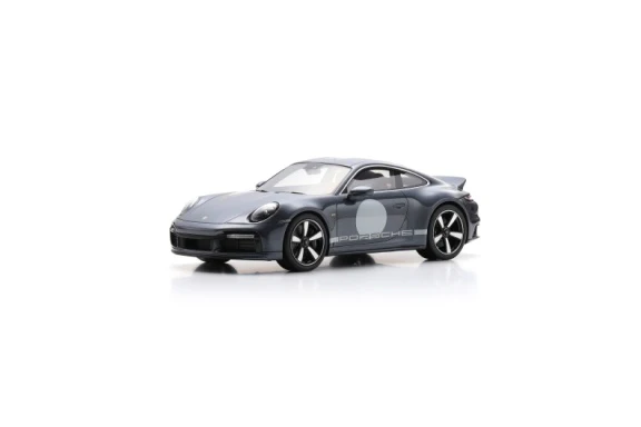 Porsche 911 Sport Classic (992) - Yachting Blue Metallic with Heritage Package - 2022 - Spark Model Car - Image 3
