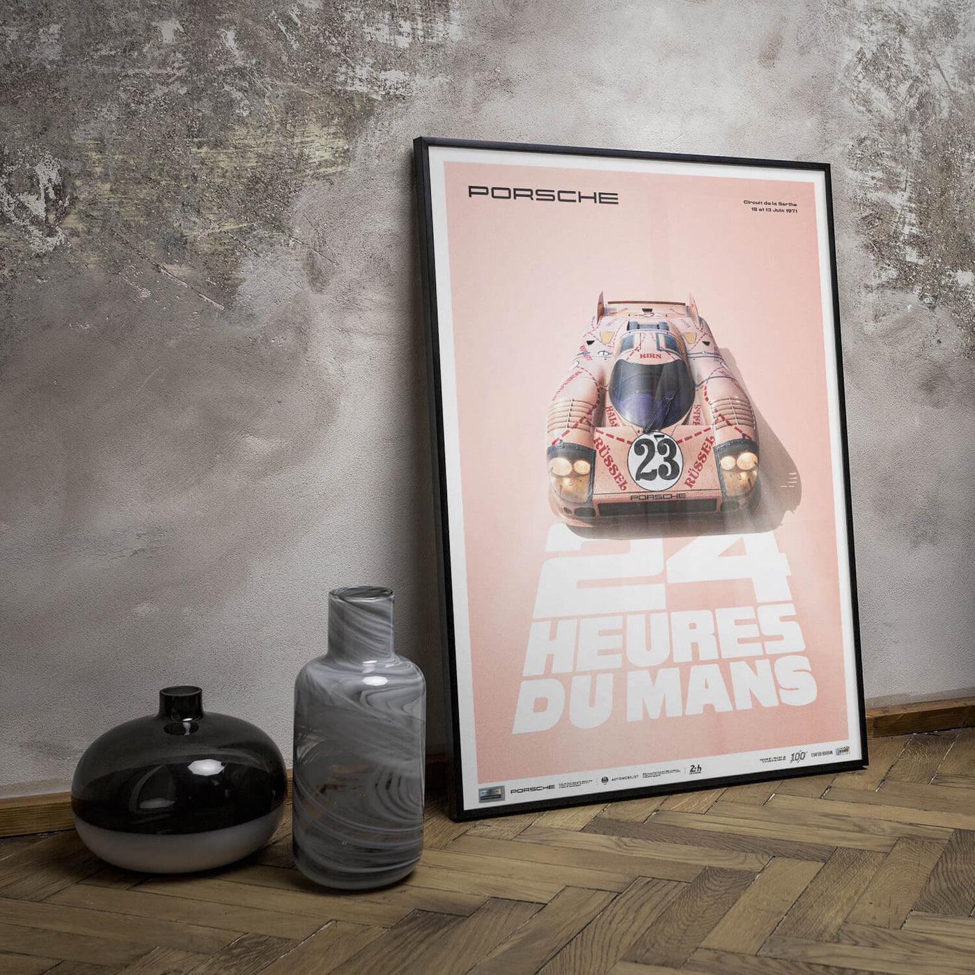 Porsche - 917/20 - Pink Pig - 24h Heures du Mans - 1971 Poster - Image 4