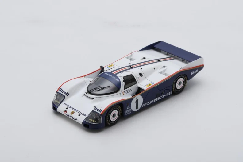 Porsche 962C 2.6L Turbo No.1 Winner 24H Le Mans 1986 - Spark Model Car