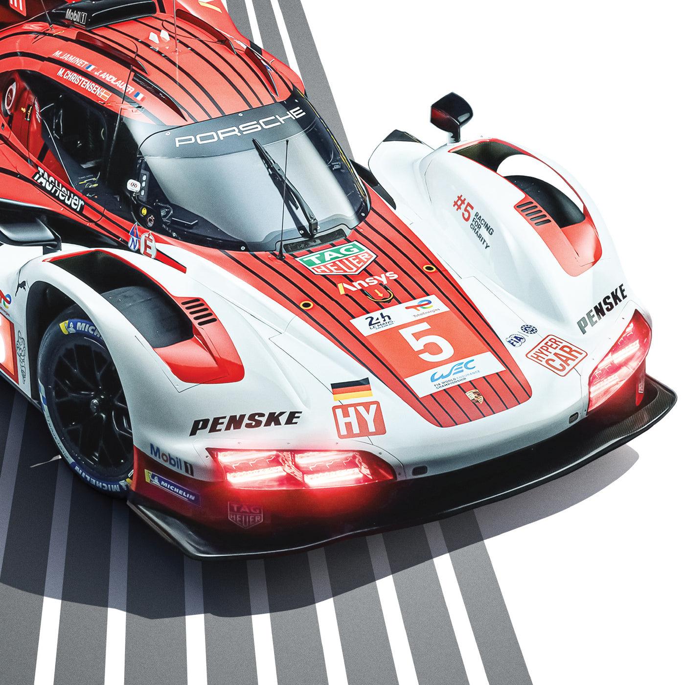Porsche 963 | 24h of Le Mans 2025 | Official Automobilist Poster - Image 3