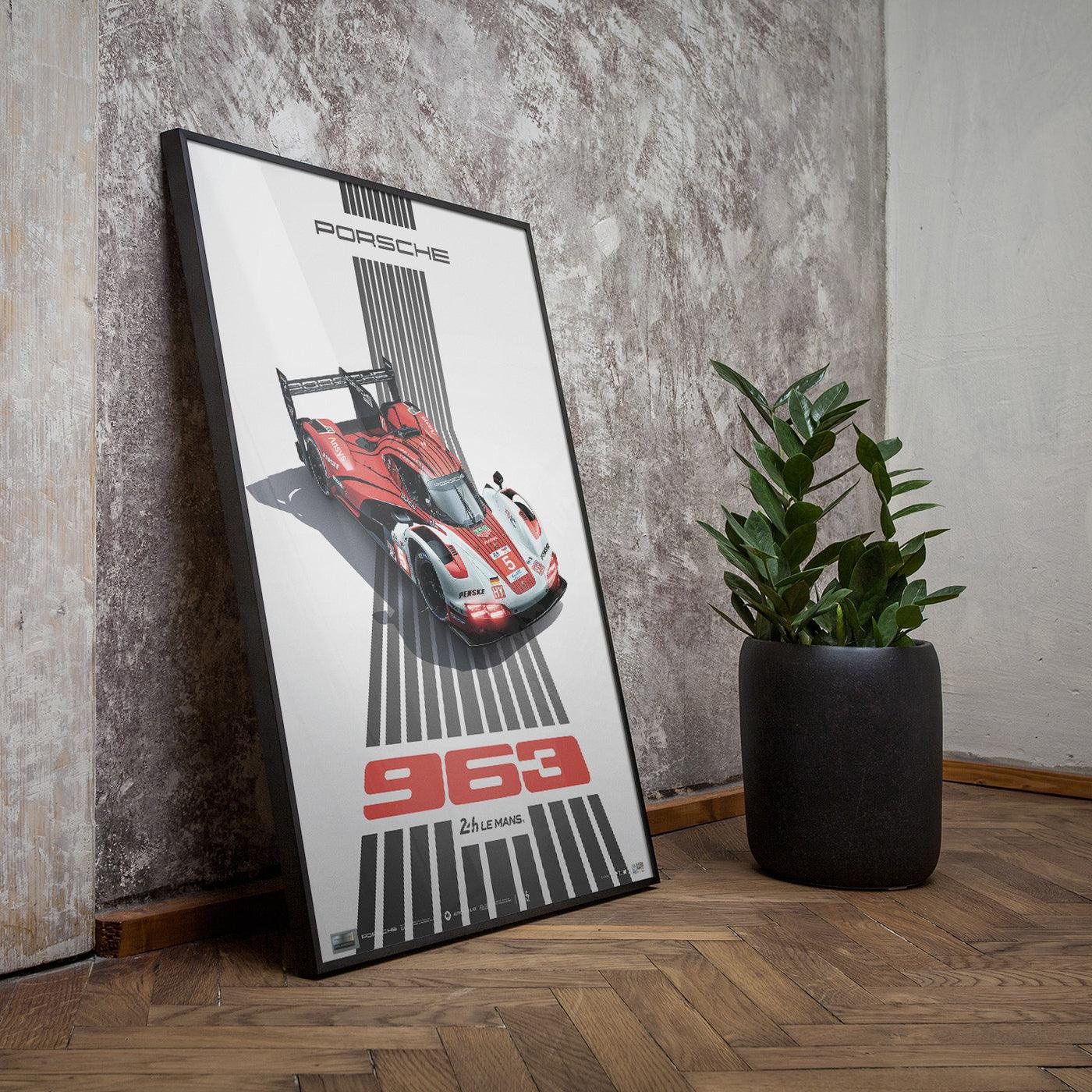 Porsche 963 | 24h of Le Mans 2025 | Official Automobilist Poster - Image 6