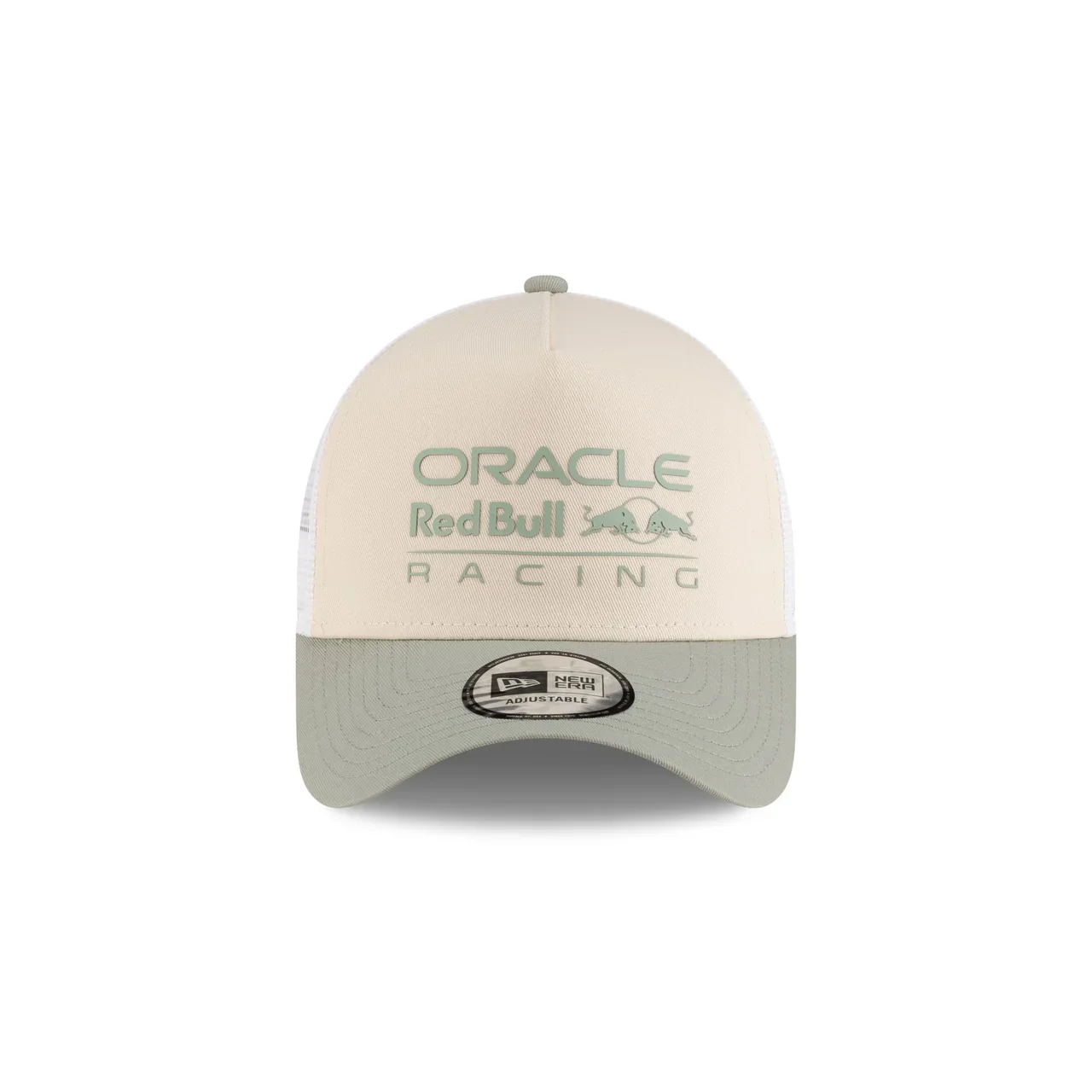 Red Bull Racing 2025 E-Frame Trucker Cap - Light Beige - Image 3