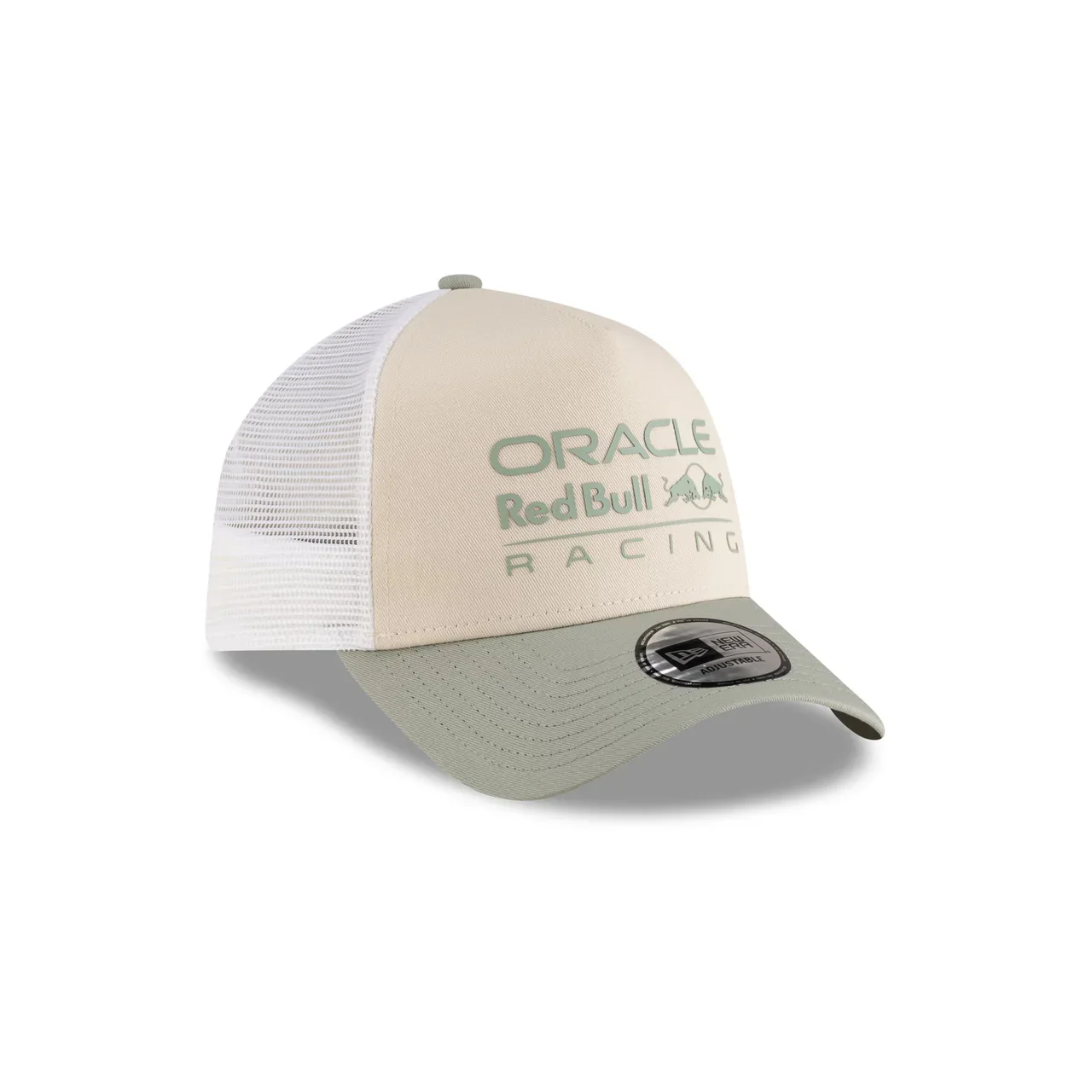 Red Bull Racing 2025 E-Frame Trucker Cap - Light Beige - Image 4