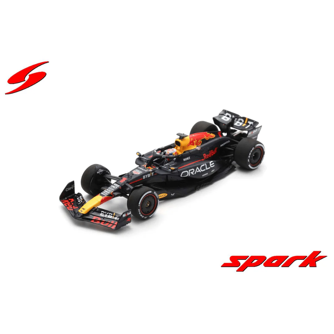 Red Bull Racing RB20 - Bahrain GP 2024 Max Verstappen Winner Model Car - Spark Model - Image 4