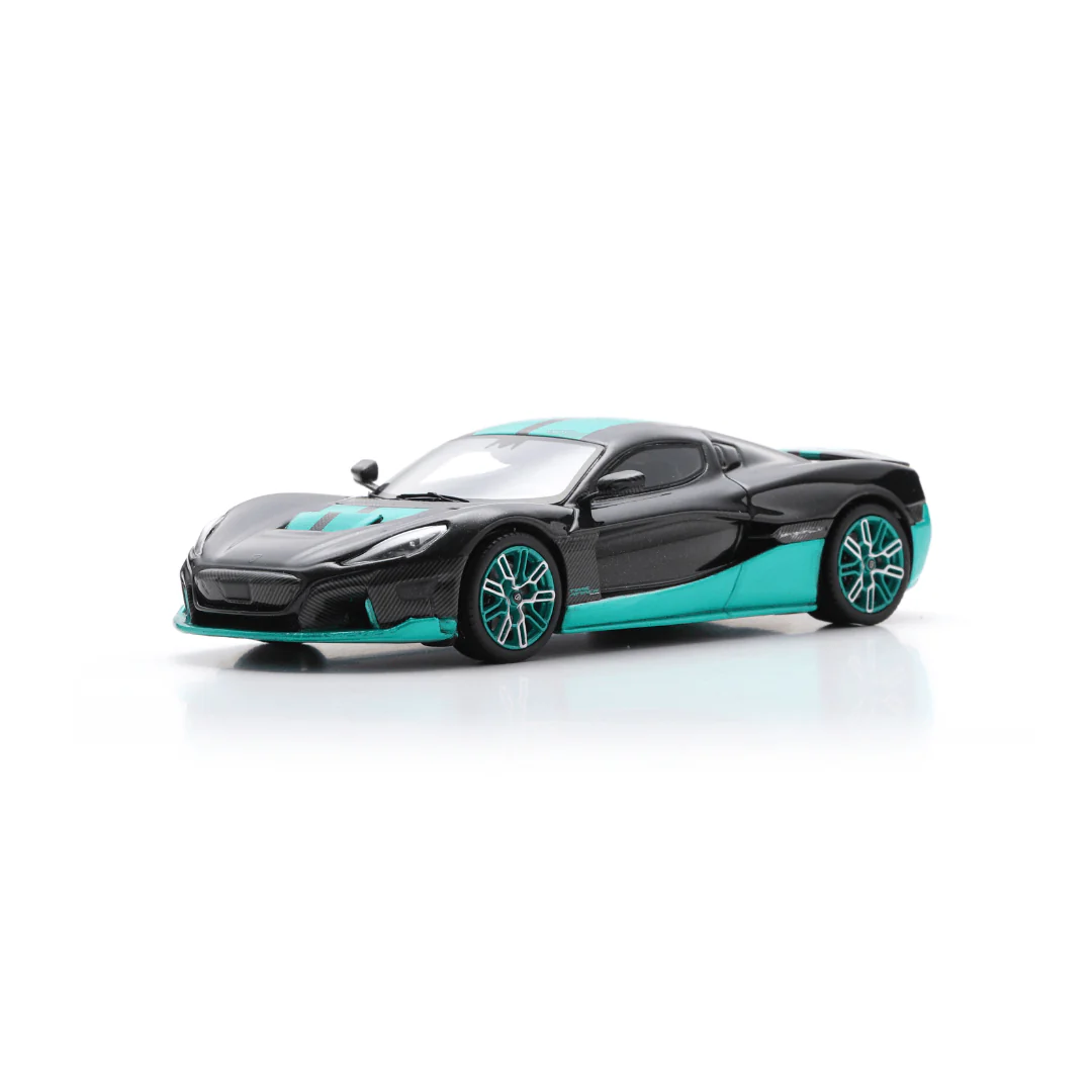 Rimac Nevera Time Attack 2023 - Racing Green  - 1:43 Spark Model Car - Image 3