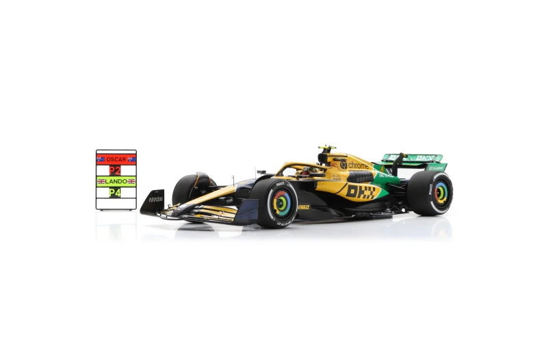 Scale 1:12 | Lando Norris McLaren F1 Team MCL38 No.4 4th Monaco GP 2024 Model Car - SPARK MODEL - Image 3
