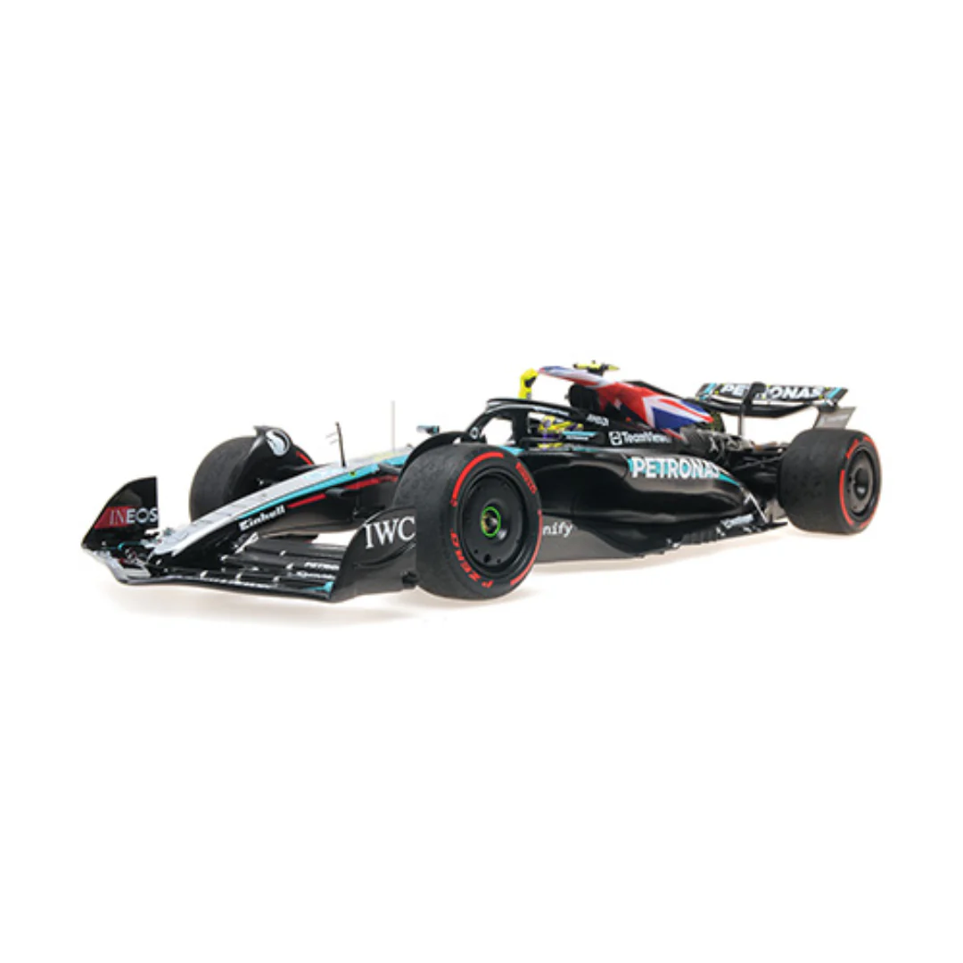 Scale 1:12 Lewis Hamilton British GP Winner 2025 Mercedes AMG F1 W15 Model Car - Minichamps