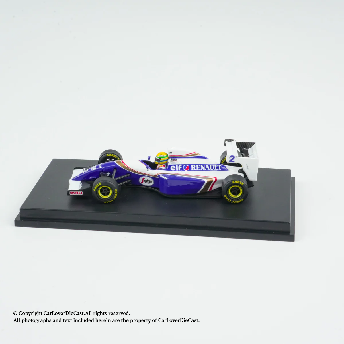 Scale 1:64 Ayrton Senna Brazil GP 1994 Williams Renault FW16 - 1:64 Minichamps Model Car - Image 2