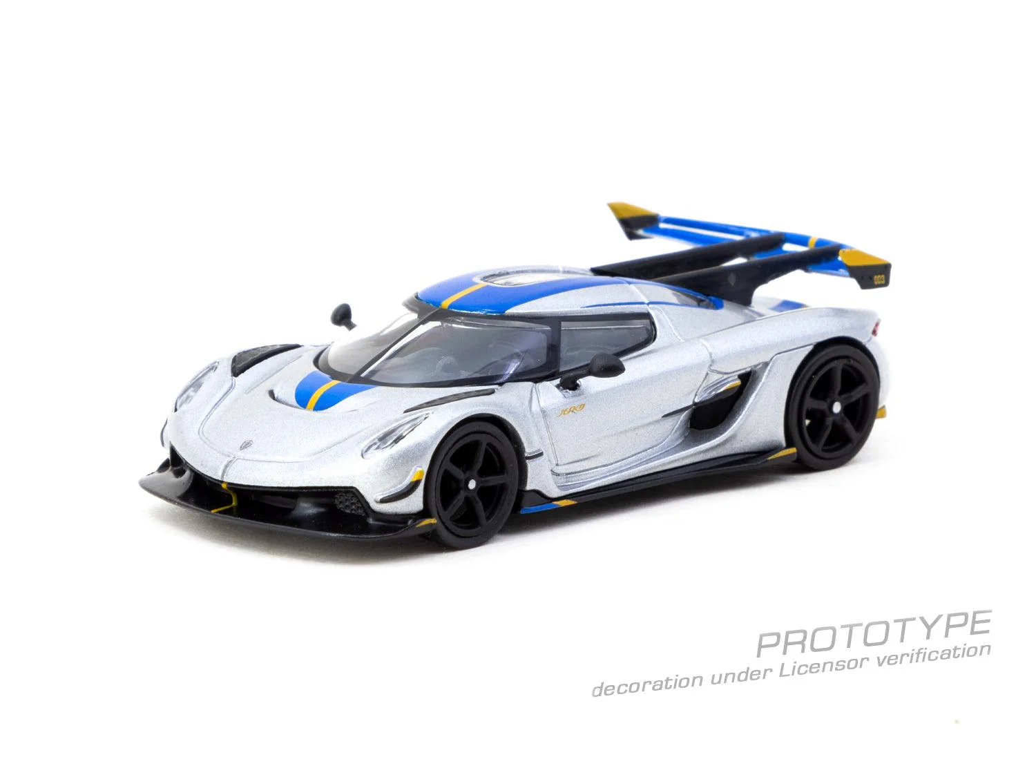 Scale 1/64 - Koenigsegg Jesko Attack Silver - Tarmac Works - Image 2