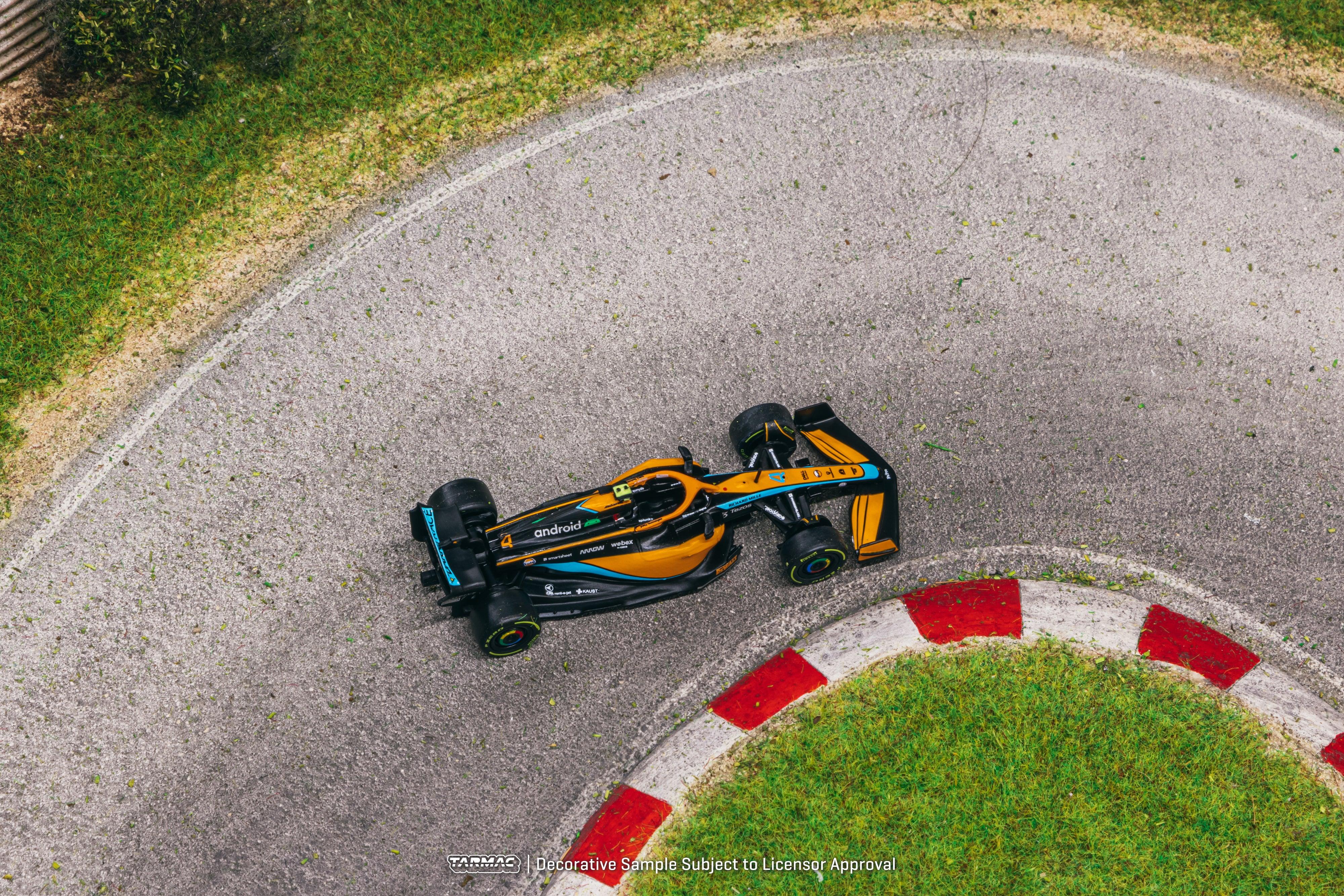 Scale 1/64 - McLaren MCL36 Emilia Romagna Grand Prix 2022 Lando Norris - Tarmac Works - Image 4