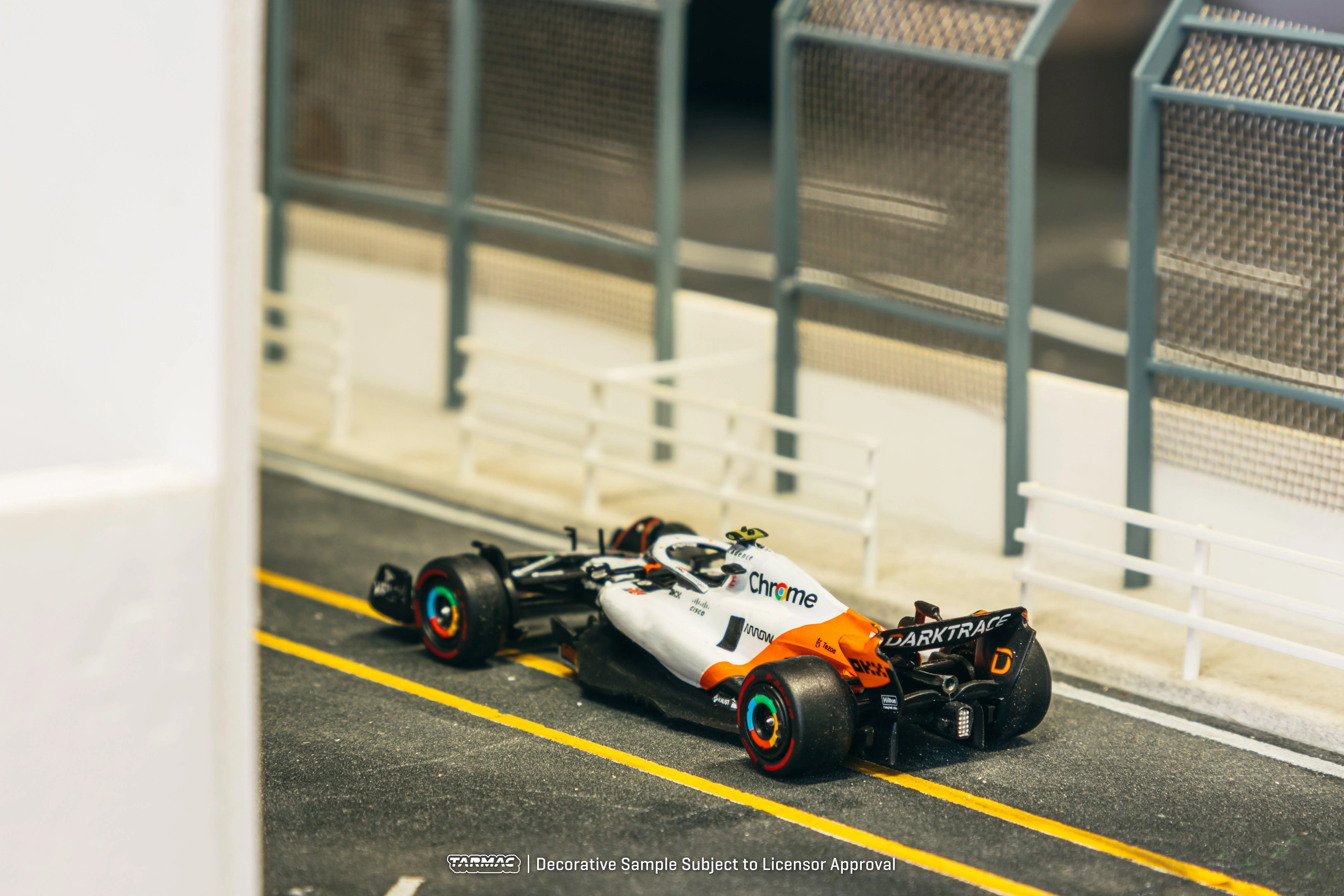 Scale 1:64 - Lando Norris McLaren MCL60 Spanish GP 2023 Special Livery Model Car - Tarmac Works - Image 4