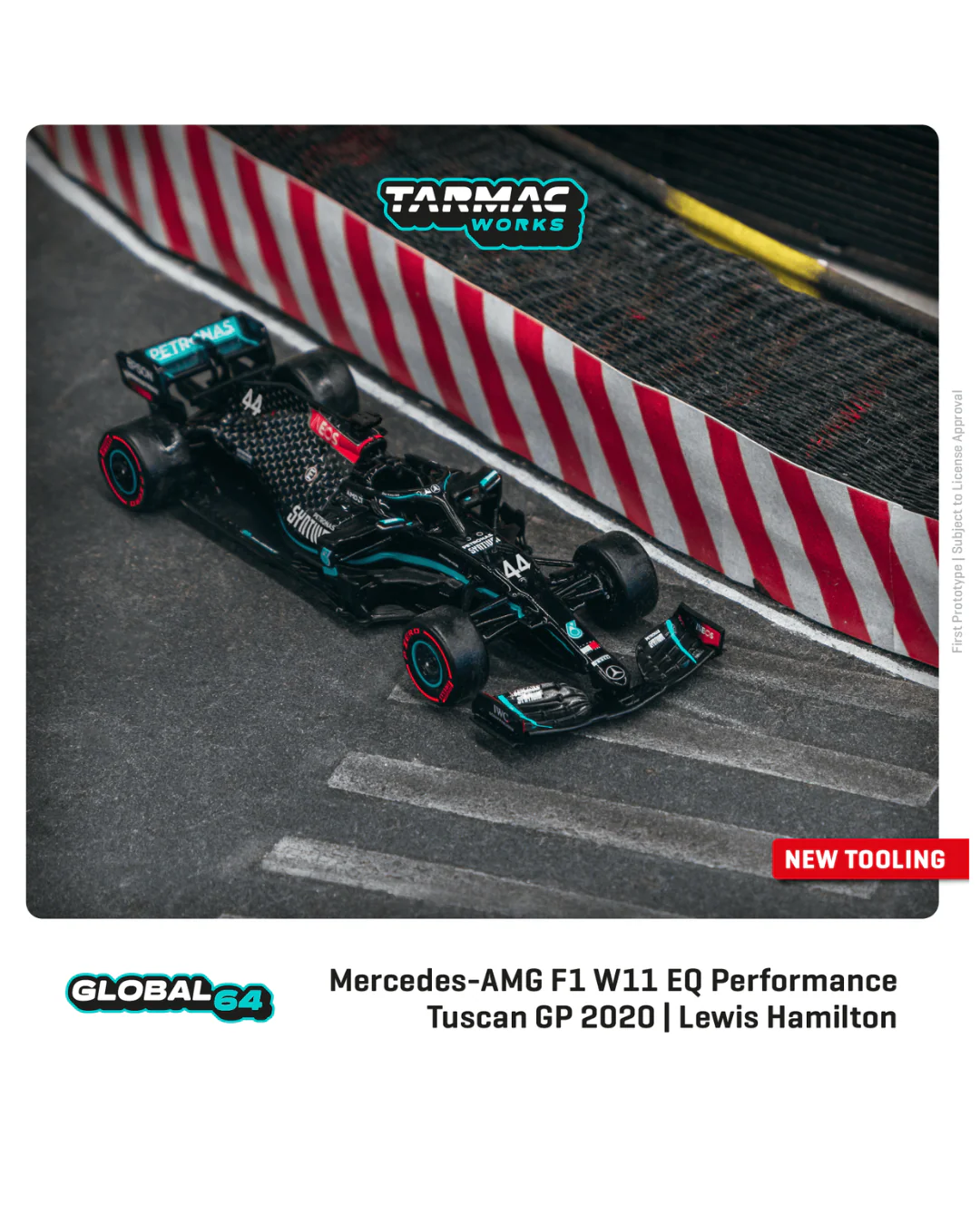 Scale 1/64 - Mercedes W11 EQ Performance 2020 - Lewis Hamilton & Bottas