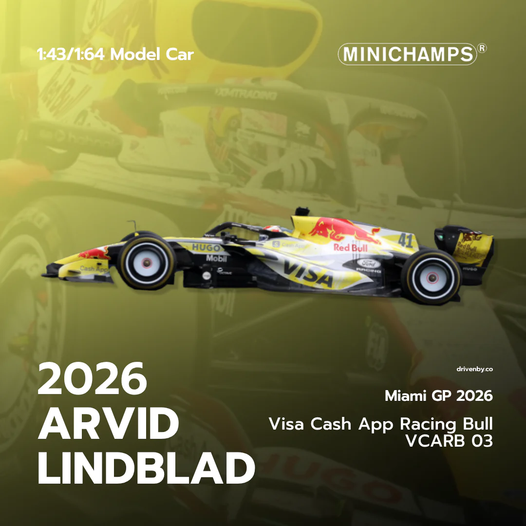 Arvid Lindblad Miami GP 2026 Visa Cash App RB Formula One VCARB 03 - Minichamps Model Car