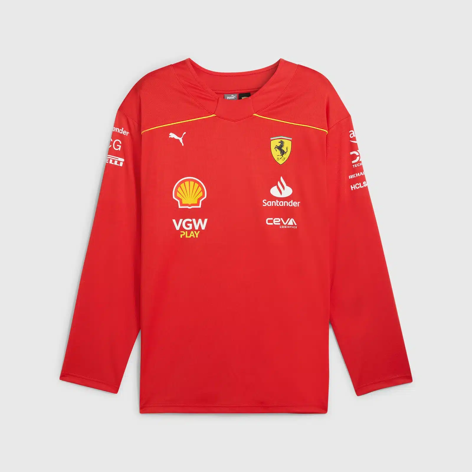 Scuderia Ferrari 2024 Charles Leclerc Canadian GP Ice Hockey Jersey - Image 4
